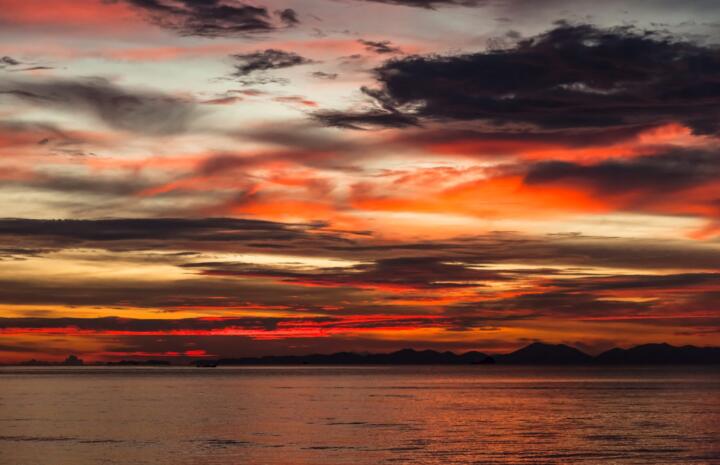Sunset, Thailand - Another climb, photo: Rozle Bregar