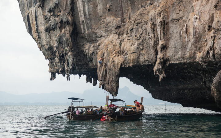 Deep water soloing, Thailand - Another climb, photo: Rozle Bregar